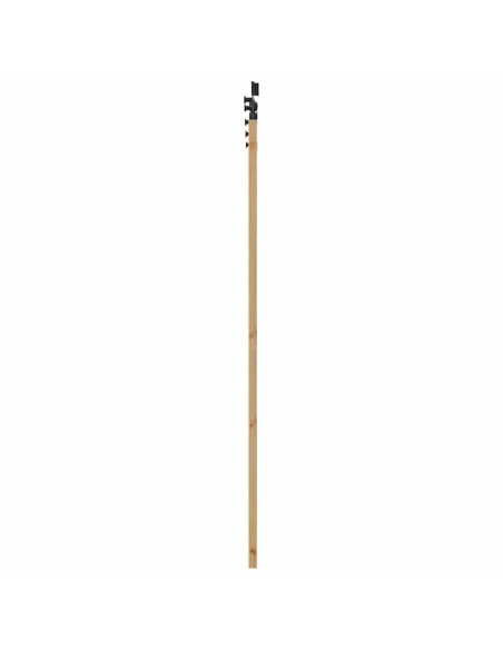 Porta scorrevole ORKDAL Naturale e Nero 61 x 198,5 cm