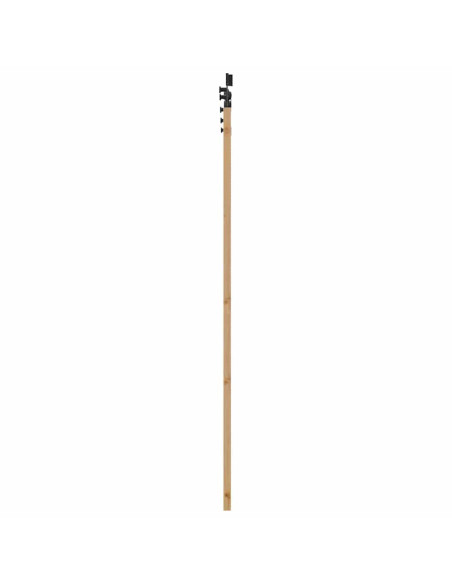 Porta scorrevole ORKDAL Naturale e Nero 61 x 198,5 cm