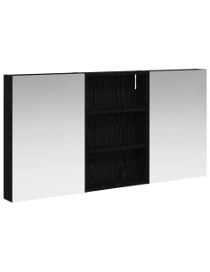 Set di Armadi da Bagno con porta 3 pcs 120 x 10,5 x 60,5 cm 2