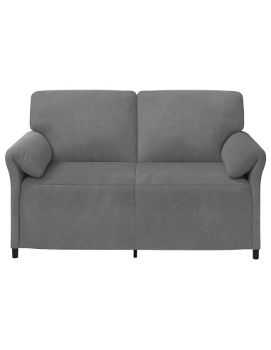 Divano a 2 Posti Grigio Scuro 158 x 83 x 95 cm Velluto