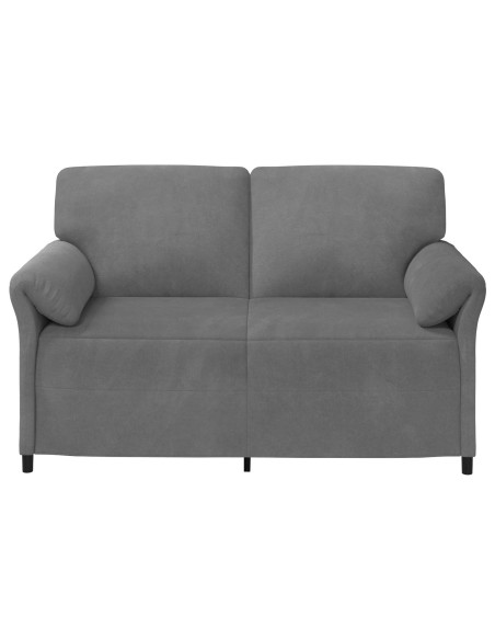 Divano a 2 Posti Grigio Scuro 158 x 83 x 95 cm Velluto