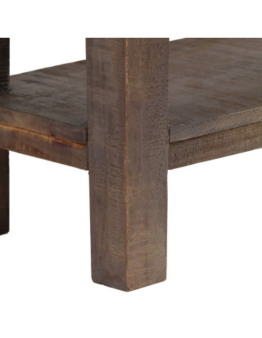 Tavolino da Salotto in Legno Massello Vintage 118x30x80 cm
