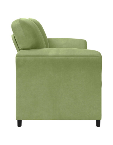 Divano a 2 Posti Verde chiaro 158 x 83 x 95 cm Velluto