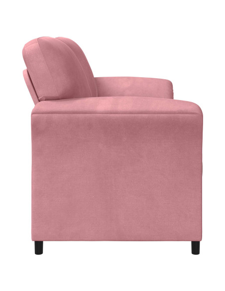 Divano a 2 Posti Rosa 158 x 83 x 95 cm Velluto