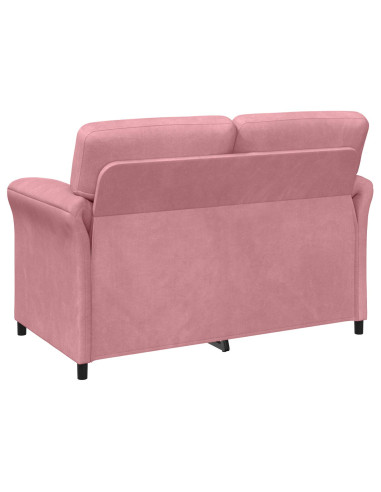 Divano a 2 Posti Rosa 158 x 83 x 95 cm Velluto