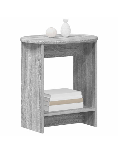 Tavolo laterale Sonoma grigia 50 x 39,5 x 55 cm