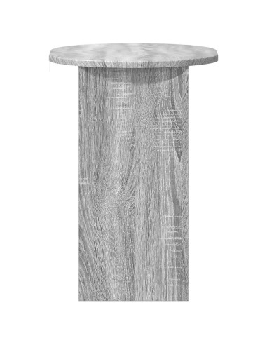 Tavolo laterale Sonoma grigia 50 x 39,5 x 55 cm