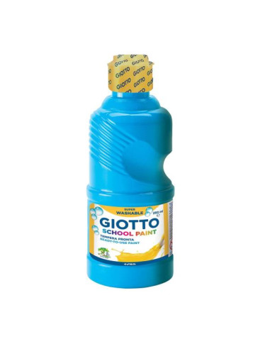 FLACONE 250ML TEMPERA CIANO LAVABIL
