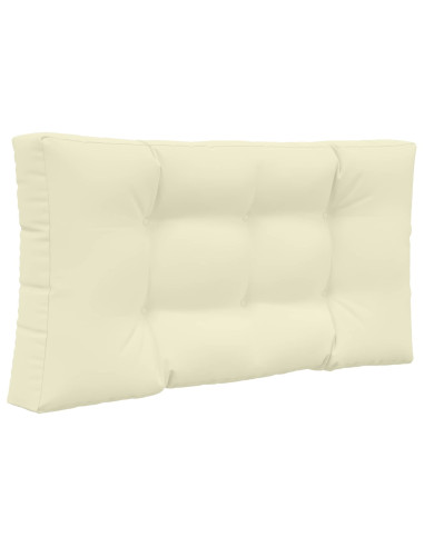 Cuscino per divano da esterno 2 pcs Crema Poliestere