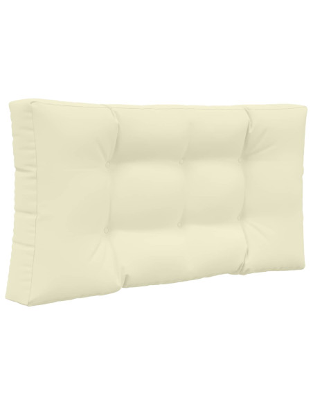 Cuscino per divano da esterno 2 pcs Crema Poliestere