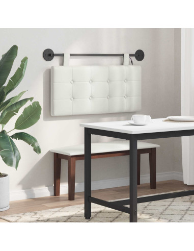 Testiera sospesa Con luce LED Bianco Similpelle