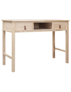 Scrivania Naturale 110x45x76 cm in Legno 2
