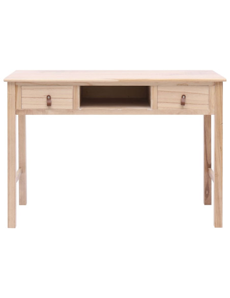Scrivania Naturale 110x45x76 cm in Legno
