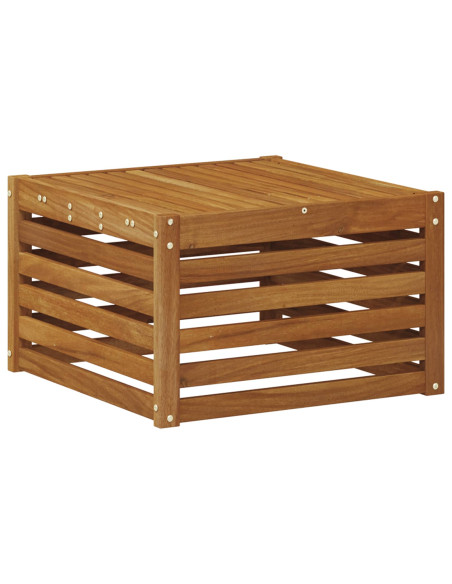 Set divano sezionale 6 pcs Naturale Legno di Acacia Massello