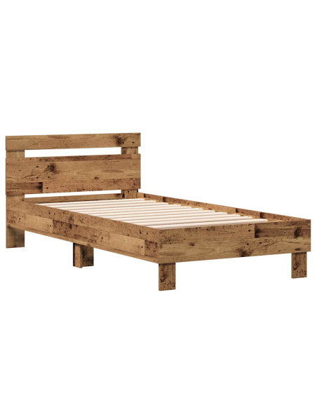 Struttura del letto con testiera Legno vecchio 193 x 95 x 88 cm