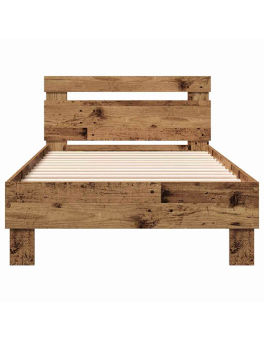 Struttura del letto con testiera Legno vecchio 193 x 95 x 88 cm