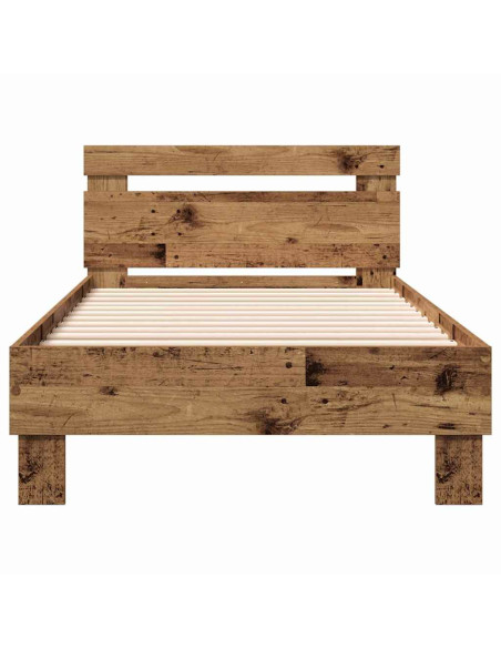 Struttura del letto con testiera Legno vecchio 193 x 95 x 88 cm