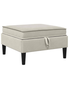 Pouf con Storage Avena Velluto 2
