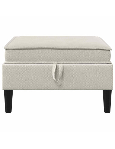 Pouf con Storage Avena Velluto