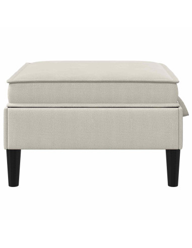 Pouf con Storage Avena Velluto