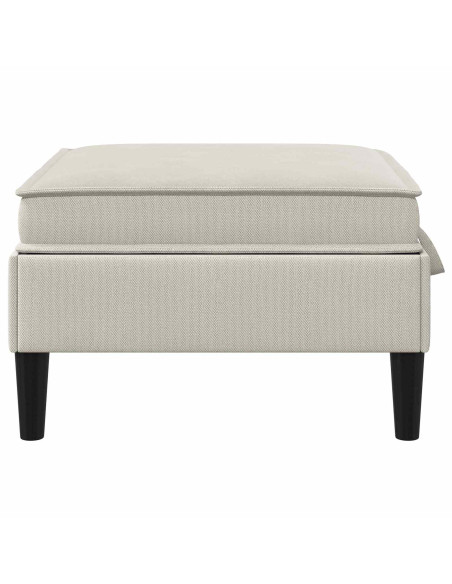 Pouf con Storage Avena Velluto