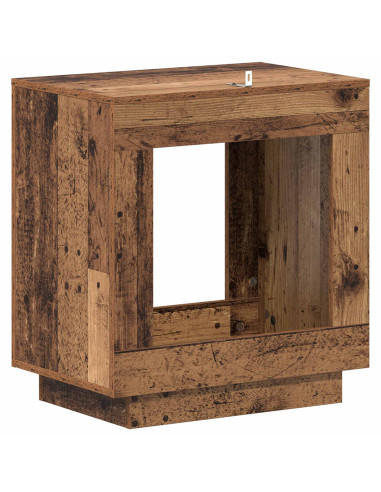 Tavolo laterale Legno vecchio 60 x 40 x 65 cm