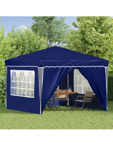 Tenda per feste a pop-up Blu 288 x 288 x 245 cm Tessuto Oxford