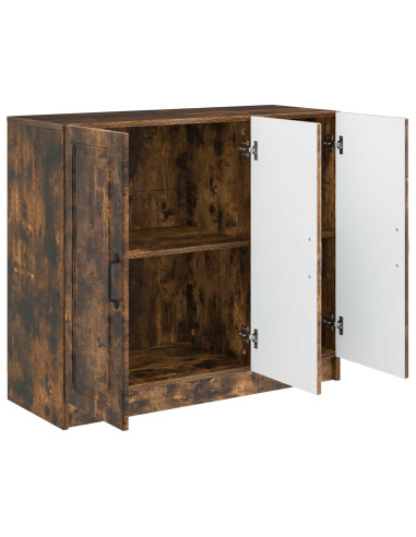 Credenza Rovere Fumo 89 x 34,5 x 77 cm Legno ingegnerizzato