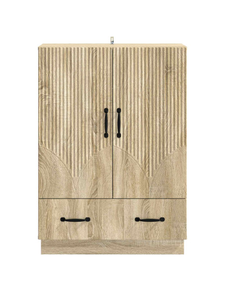 Credenza Rovere Sonoma 66 x 34,5 x 92 cm Legno ingegnerizzato