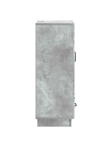 Credenza Grigio Cemento 66 x 34,5 x 92 cm Legno ingegnerizzato