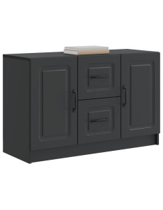 Credenza Nero 89 x 34,5 x 57 cm Legno ingegnerizzato 2