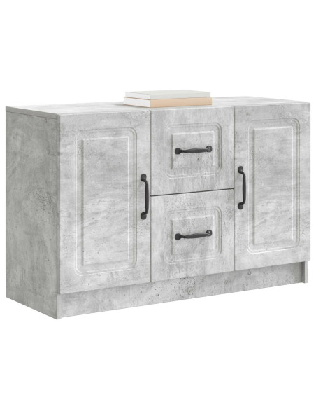 Credenza Grigio Cemento 89 x 34,5 x 57 cm Legno ingegnerizzato