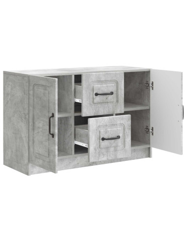 Credenza Grigio Cemento 89 x 34,5 x 57 cm Legno ingegnerizzato