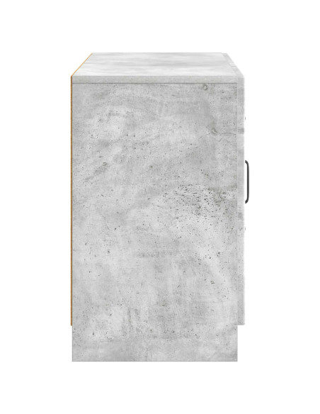 Credenza Grigio Cemento 89 x 34,5 x 57 cm Legno ingegnerizzato