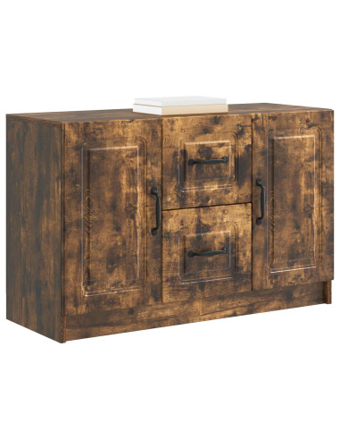 Credenza Rovere Fumo 89 x 34,5 x 57 cm Legno ingegnerizzato