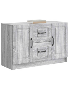 Credenza Grigio Sonoma 89 x 34,5 x 57 cm Legno ingegnerizzato 2