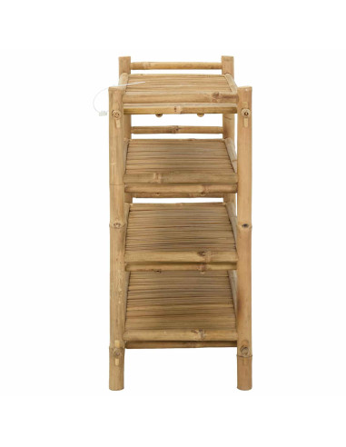 Scarpiera con lo scaffale Naturale 4 ripiani Bambù