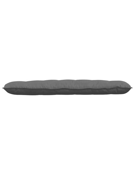 Cuscino per Schiena Grigio scuro 160 x 50 cm