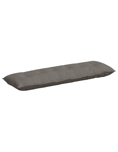 Cuscino per Schiena Grigio chiaro 160 x 50 cm Tessuto in Cords