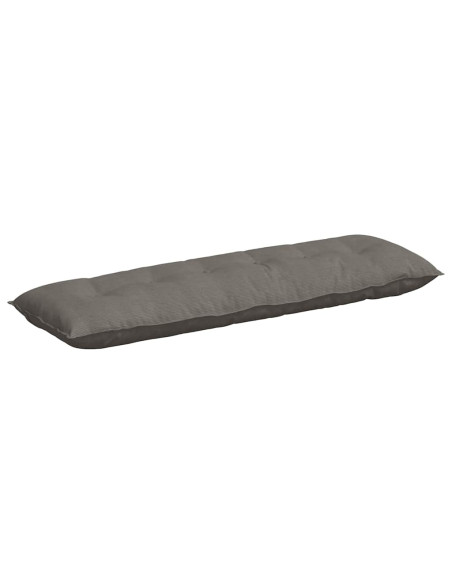 Cuscino per Schiena Grigio chiaro 160 x 50 cm Tessuto in Cords