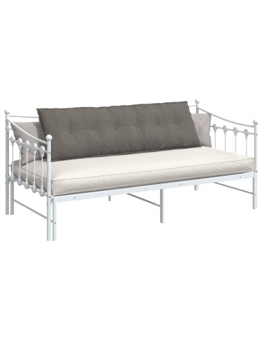 Cuscino per Schiena Grigio chiaro 160 x 50 cm Tessuto in Cords