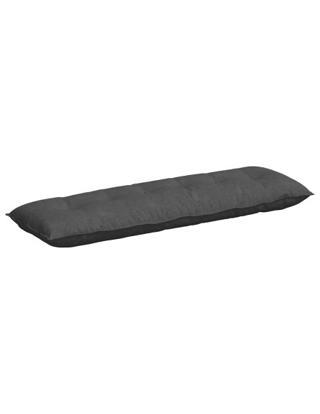 Cuscino per Schiena Grigio scuro 160 x 50 cm Tessuto in Cords
