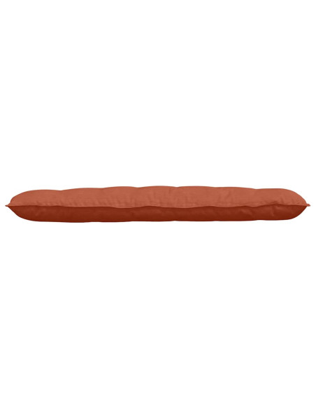 Cuscino per Schiena Rosso Arancio 160 x 50 cm Tessuto in Cords