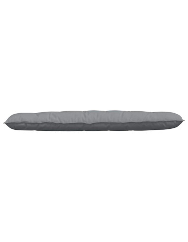 Cuscino per Schiena Grigio chiaro 180 x 19 x 50 cm Tessuto