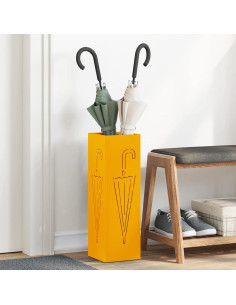 Supporto per Ombrellone Senape 15,5 x 15,5 x 49 cm Metallo