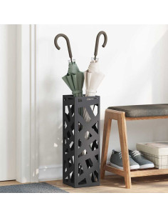 Supporto per Ombrellone Nero 15,5 x 15,5 x 49 cm Metallo