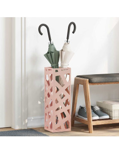 Supporto per Ombrellone Rosa 15,5 x 15,5 x 49 cm Metallo