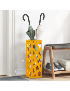 Supporto per Ombrellone Senape 15,5 x 15,5 x 49 cm Metallo