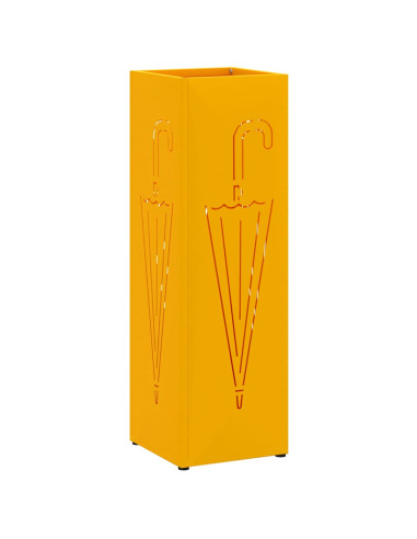 Supporto per Ombrellone Senape 15,5 x 15,5 x 49 cm Metallo