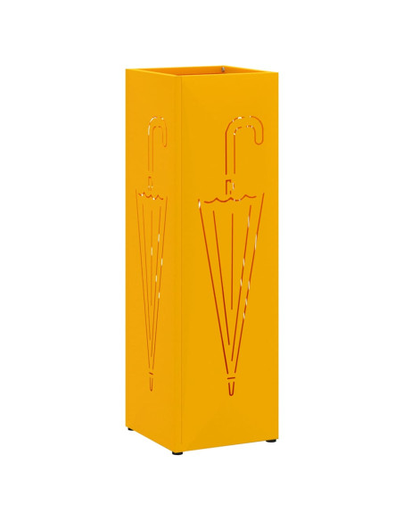 Supporto per Ombrellone Senape 15,5 x 15,5 x 49 cm Metallo